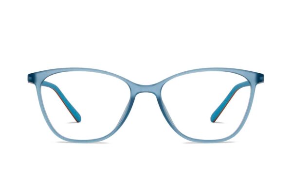Sky Blue Full Rim Rectangle Eyeglasses